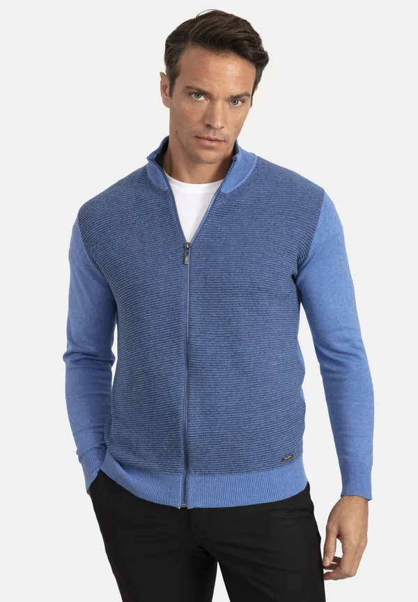 OVERLAY - Strickjacke - dark blue melange