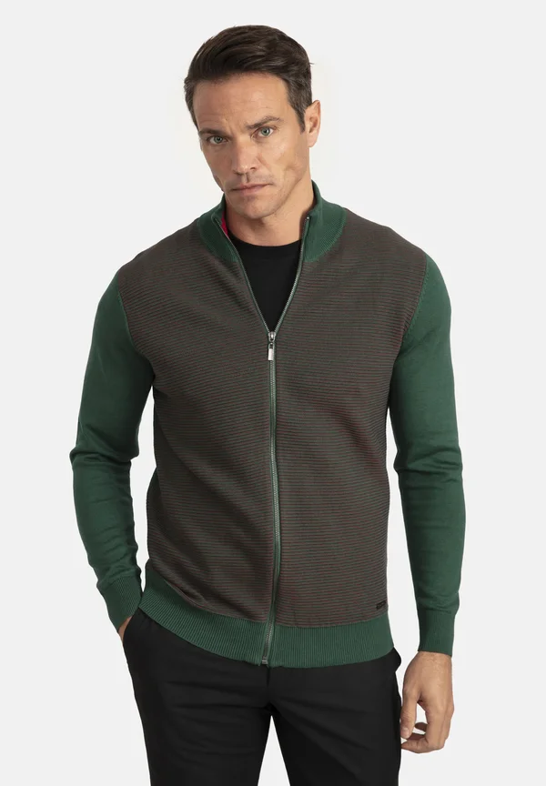 OVERLAY - Strickjacke - forest green