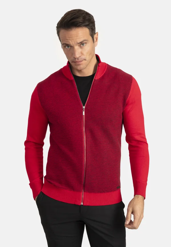 OVERLAY - Strickjacke - mars red