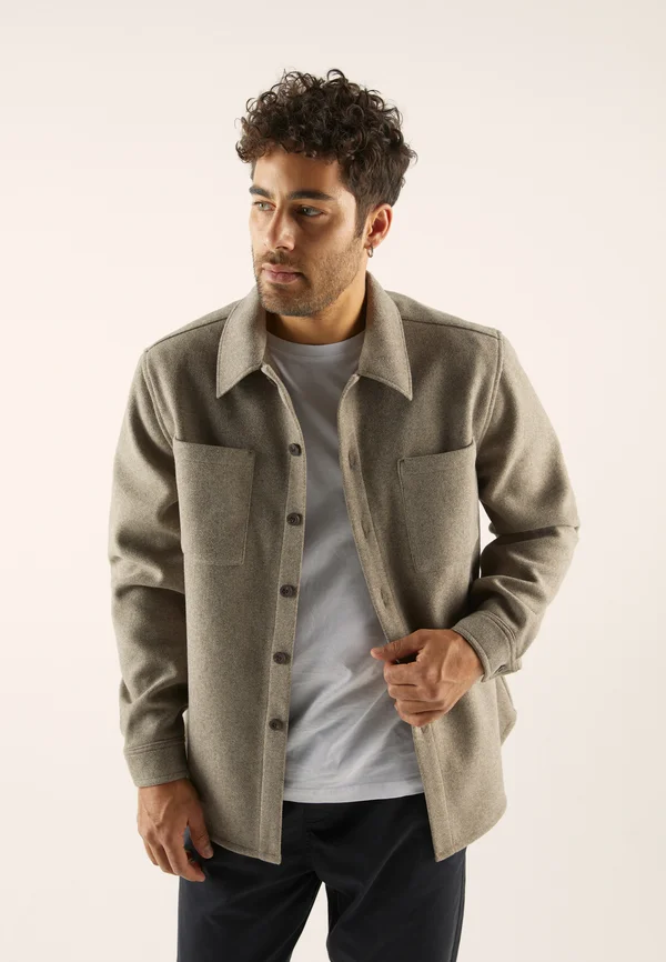 OVERSHIRT - Leichte Jacke - mottled grey
