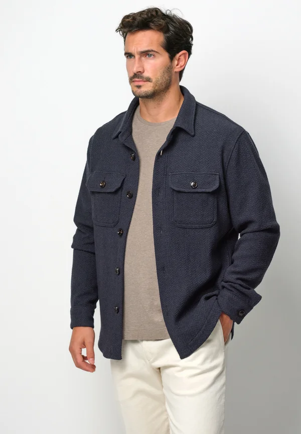 OVERSHIRT - Leichte Jacke - navy