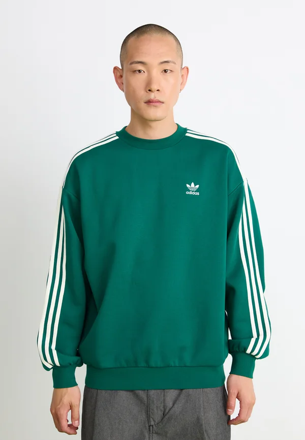 OVERSIZE CREW - Sweatshirt - collegiate green/off white