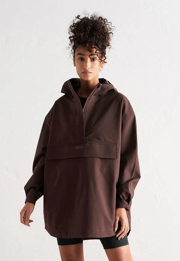 OVERSIZED ANORAK - Regenjacke / wasserabweisende Jacke - brown