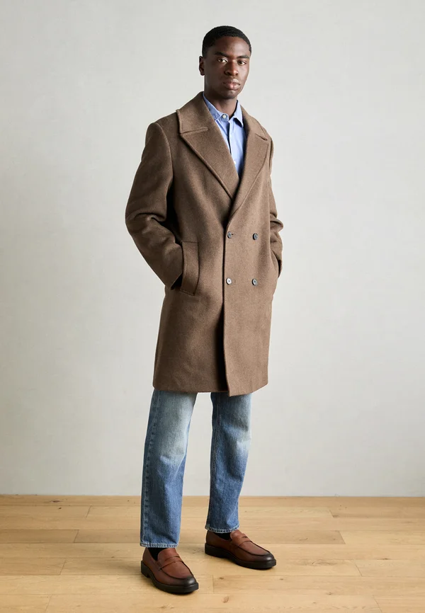 OVERSIZED COAT - Klassischer Mantel - brown