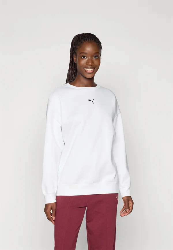OVERSIZED CREW - Sweatshirt - white