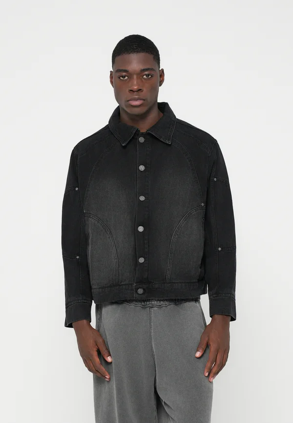 OVERSIZED JACKET - Jeansjacke - black