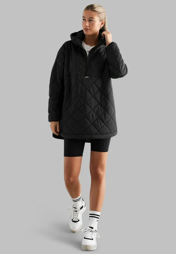 OVERSIZED QUILTED ANORAK - Wintermantel - black