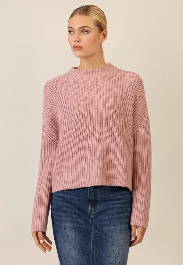 OVERSIZED - Strickpullover - mauve