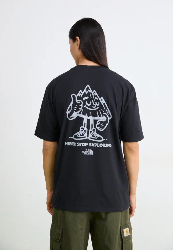 OVERSIZED TEE FUN - T-Shirt print - black