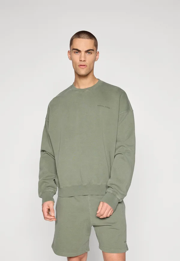 OVERSIZED WASHED - Sweatshirt - thyme