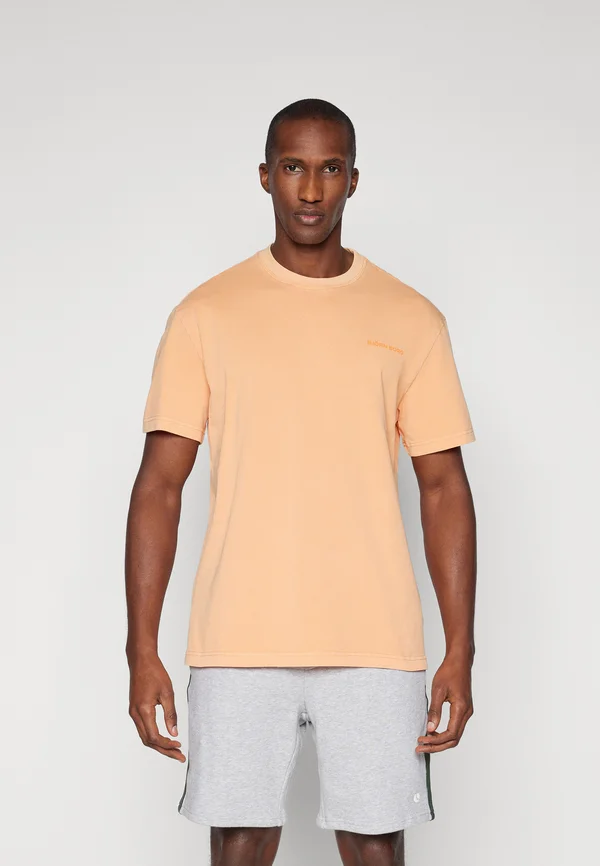 OVERSIZED WASHED  - T-Shirt print - papaya