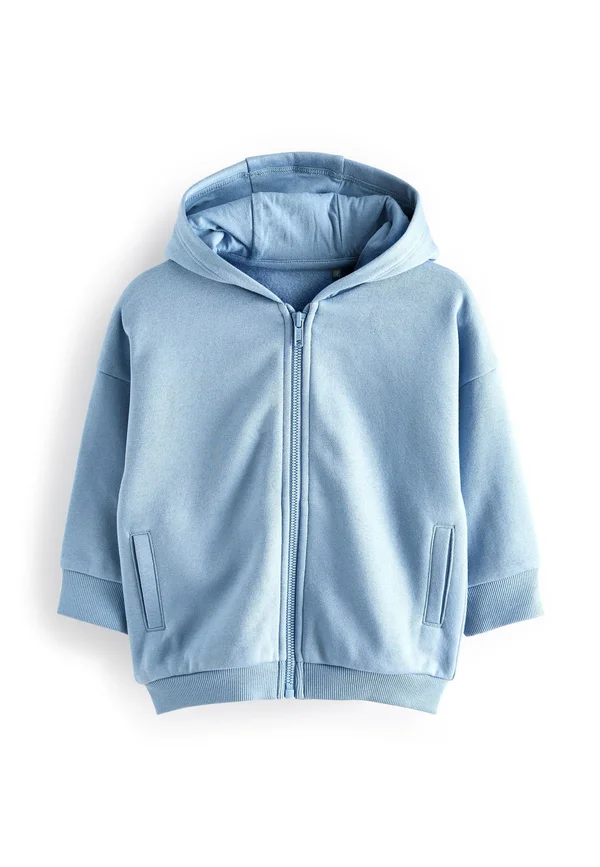 OVERSIZED ZIP THROUGH. - Sweatjacke - blue