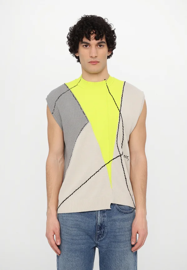 OVERSTITCH - Weste - beige bone