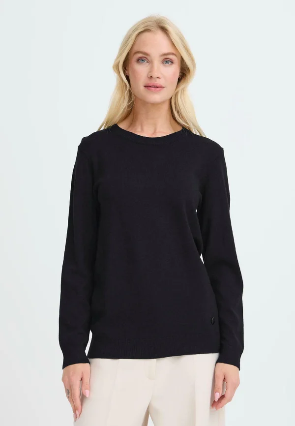 OXAIDA - Strickpullover - black