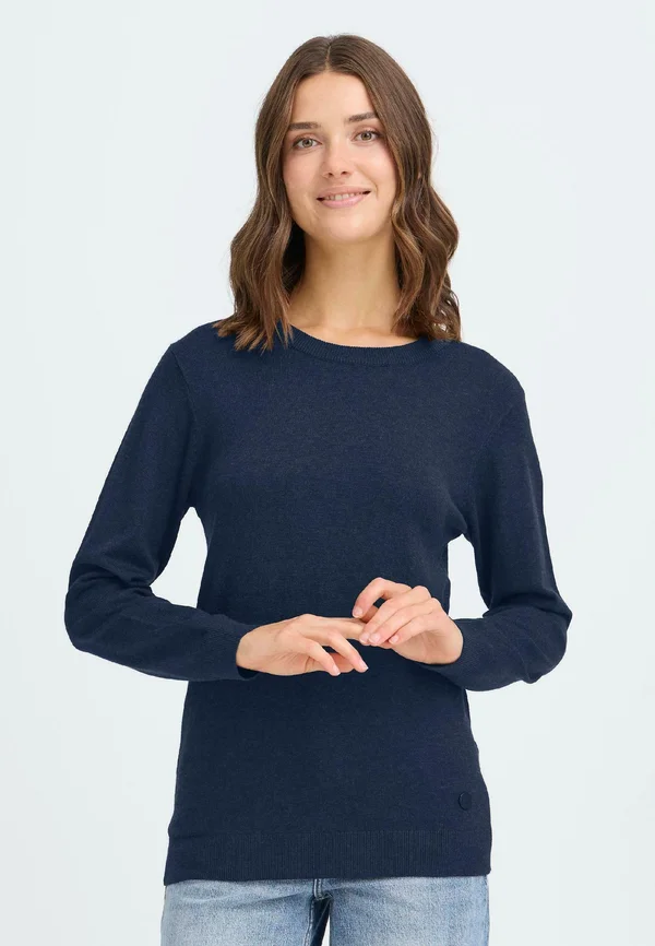 OXAIDA - Strickpullover - total eclipse melange