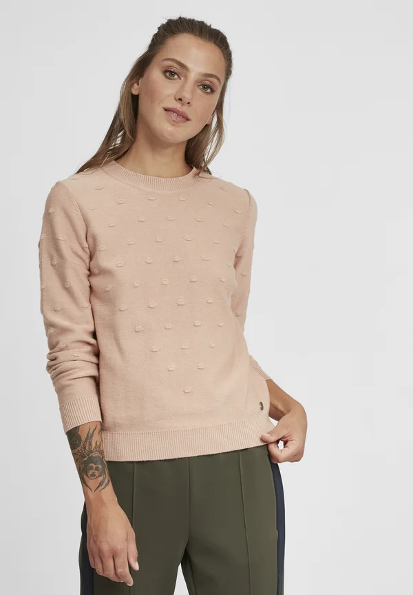 OXDOTTA - Strickpullover - mahogany rose
