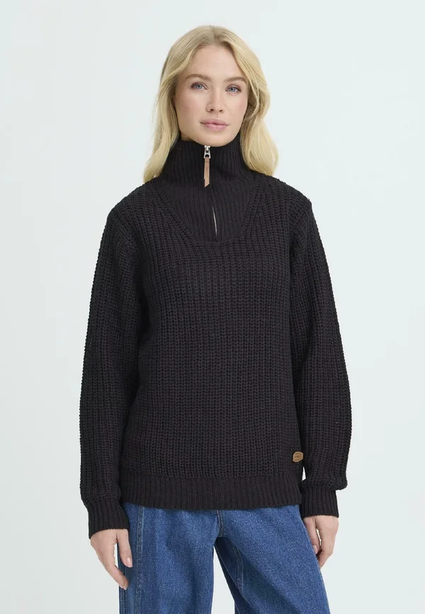 OXEDNA - Strickpullover - black