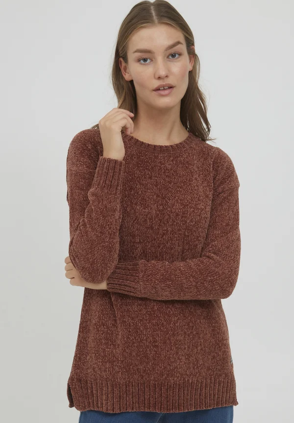 OXELVINA - Strickpullover - dark cinnamon