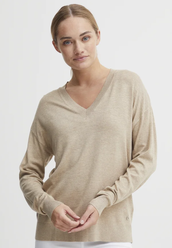 OXHelle - Strickpullover - cement melange