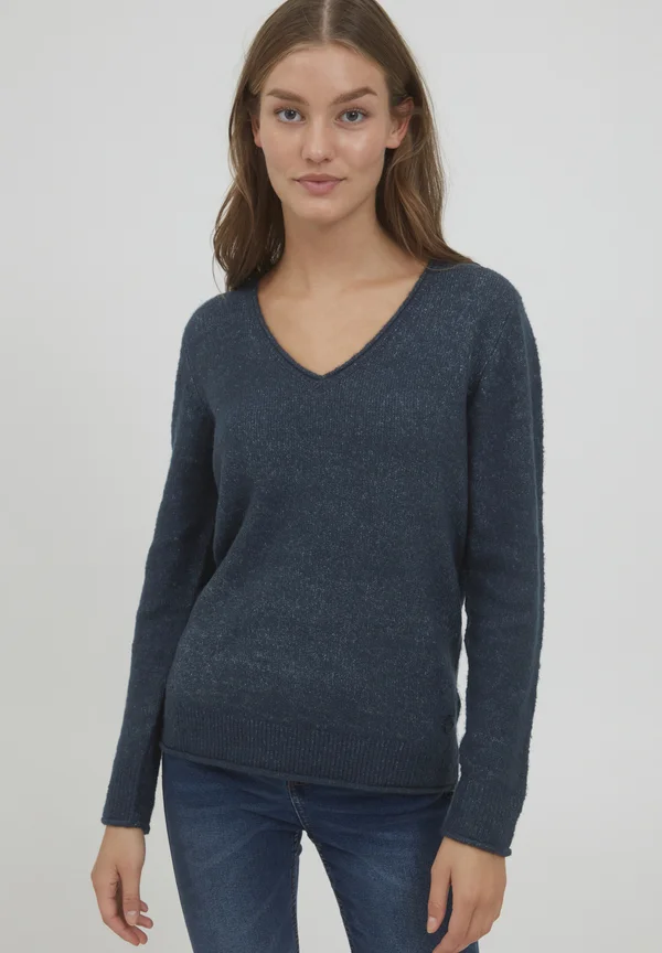 OXILVA - Strickpullover - dark blue