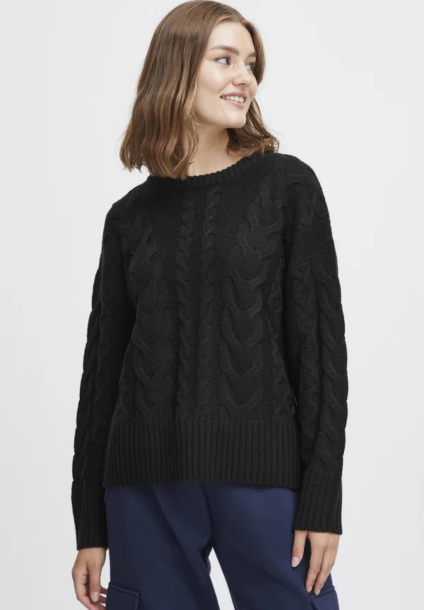 OXOTANA - Strickpullover - black