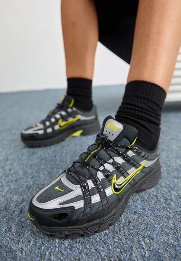 P-6000  - Sneaker low - anthracite/black/high voltage/metalic silver/reflective silver