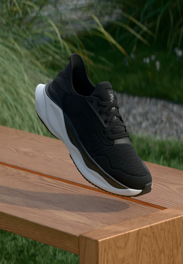 PACE - Sneaker low - black/white