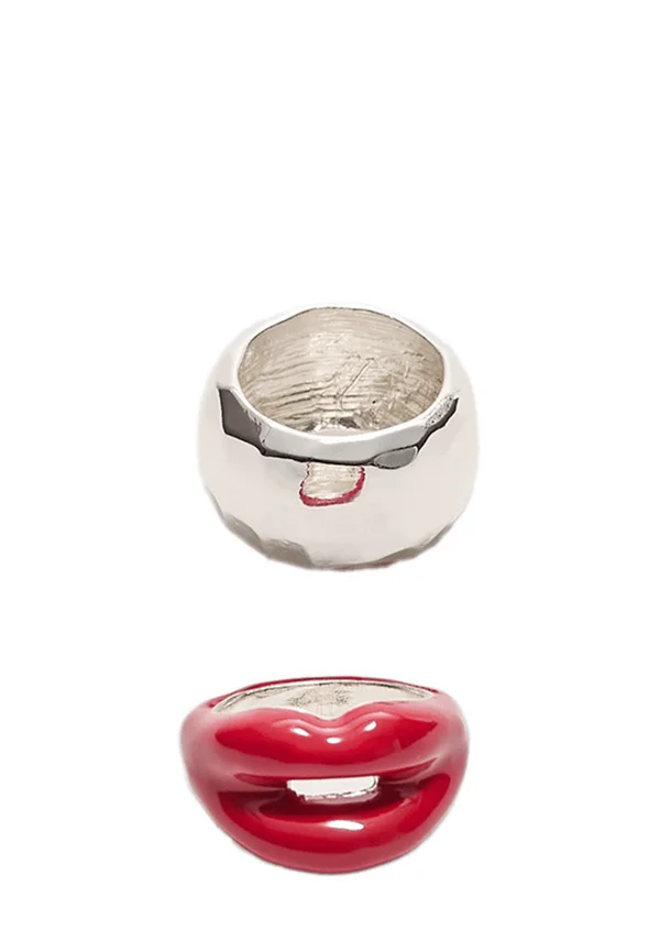 PACK OF 2 - Ring - red