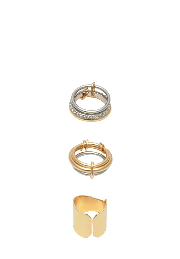 PACK OF 3 - Ring - gold-coloured/silver-coloured