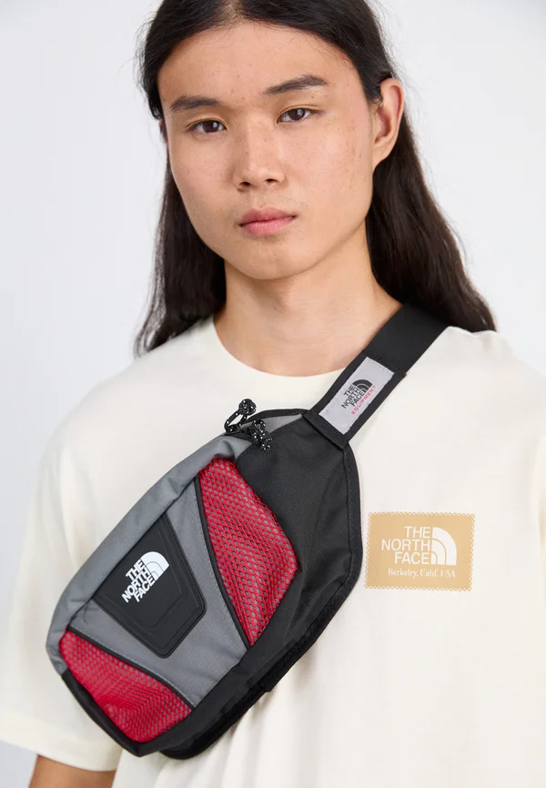 PACK UNISEX - Gürteltasche - smoked pearl/red