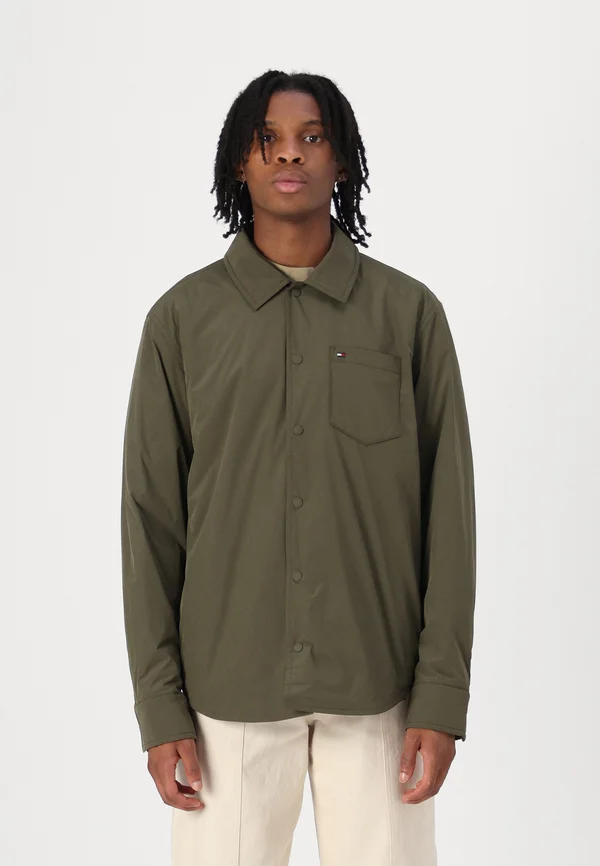 PACKABLE SHIRT JACKET - Übergangsjacke - army green