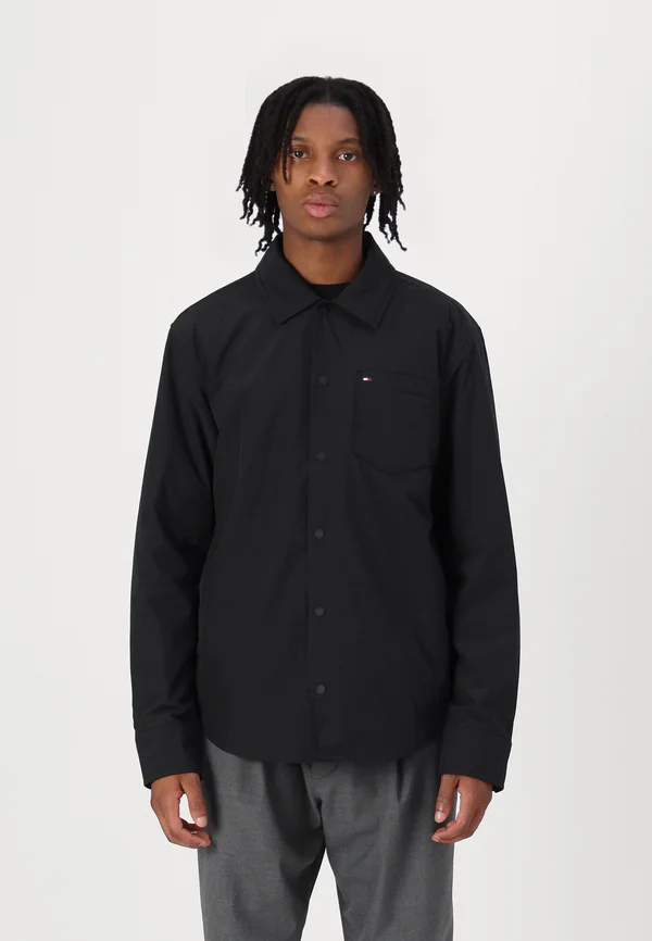 PACKABLE SHIRT JACKET - Übergangsjacke - black
