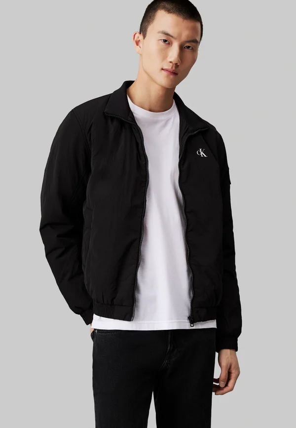 PADDED HARRINGTON - Übergangsjacke - black