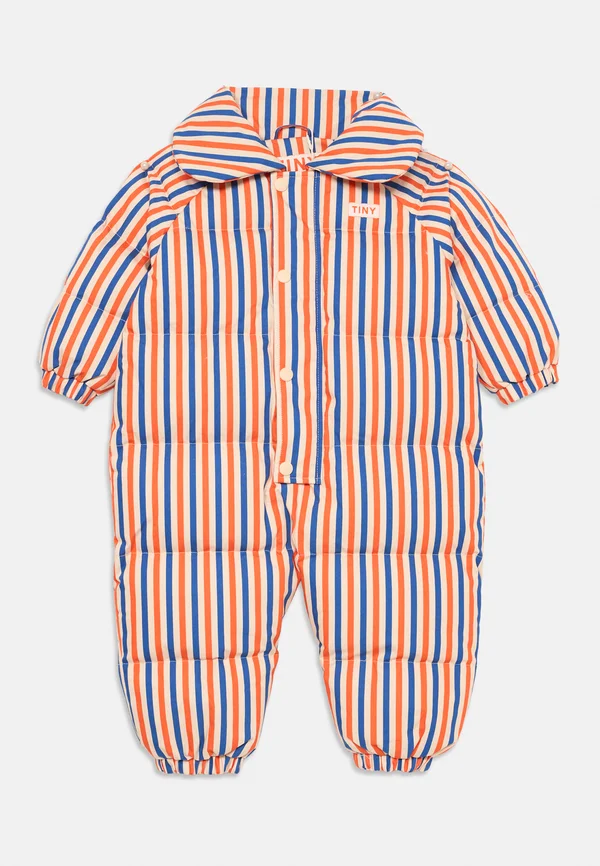 PADDED OVERALL UNISEX - Jumpsuit - summer red/dark blue