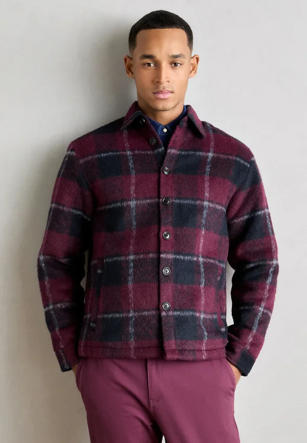 PADDED OVERSHIRT - Übergangsjacke - red