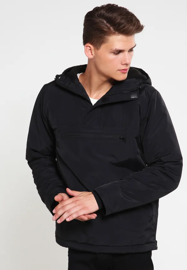 PADDED PULL OVER JACKET - Übergangsjacke - black