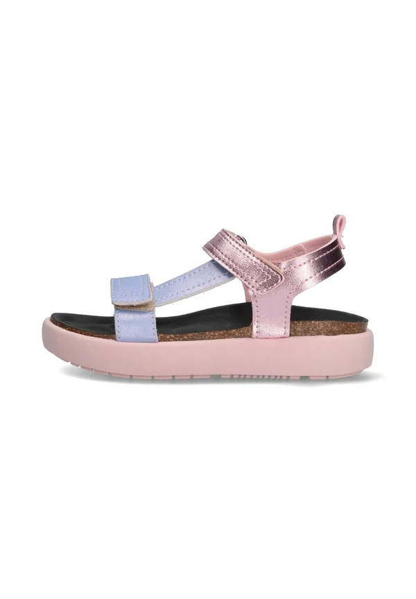 PADDY PAM - Riemensandalette - roze paars zwart