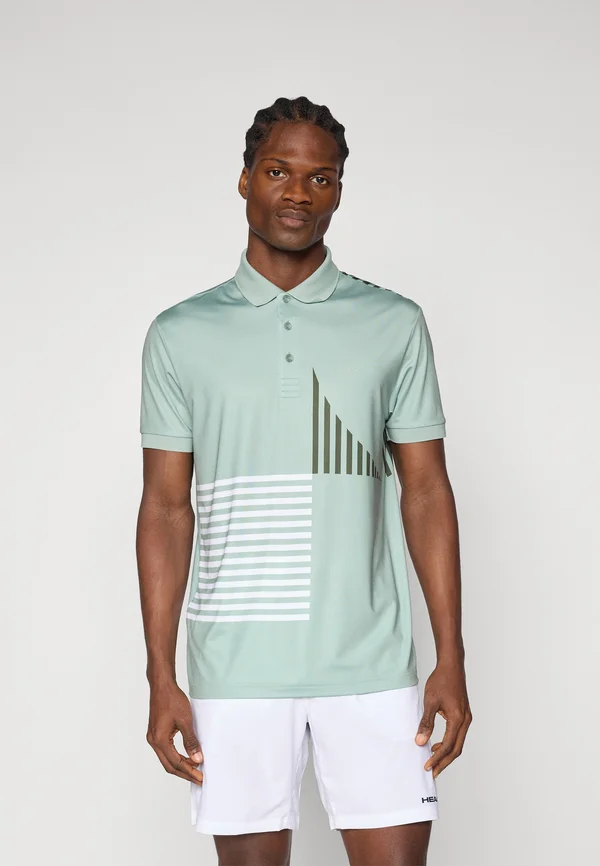 PADDY STRIPED - Poloshirt - open green
