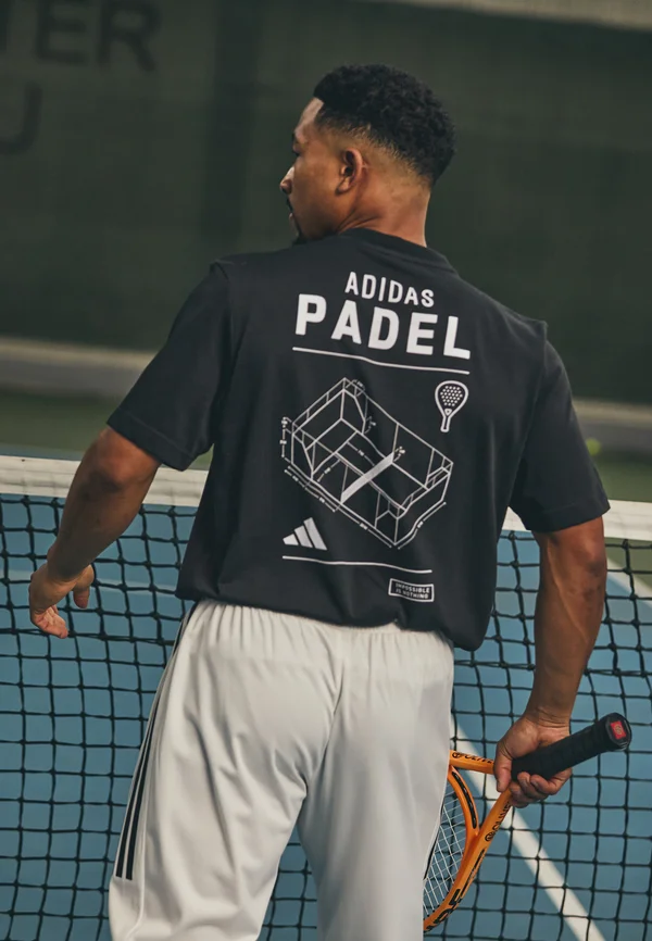 PADEL CAT GRAPHIC TEE - Sport T-Shirt - black
