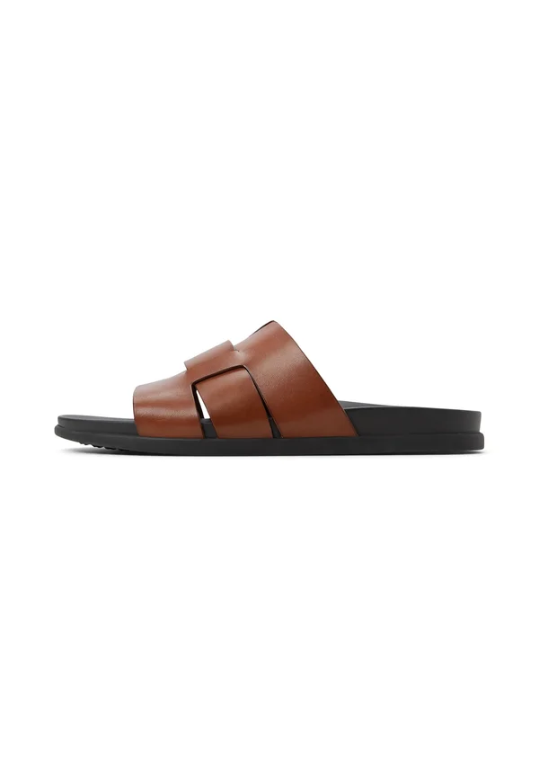 PADIEN - Pantolette flach - cognac