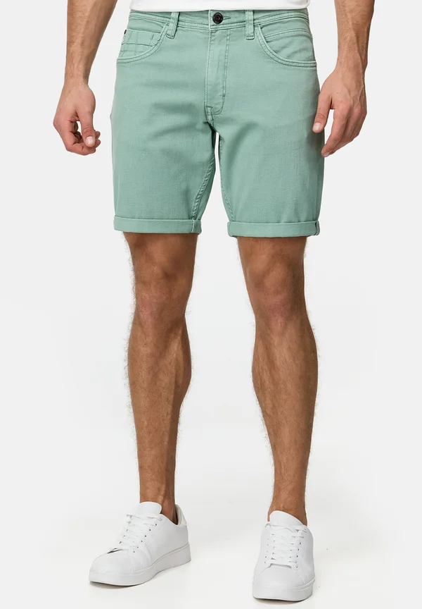 PAGE - Jeans Shorts - granite green