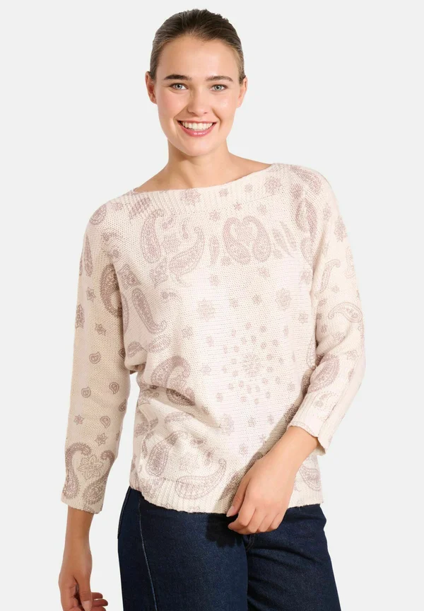 PAISLEY  - Strickpullover - lt beige
