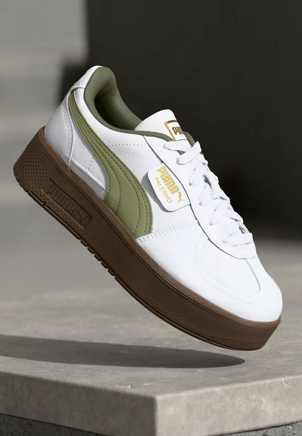PALERMO ELEVATA - Sneaker low - white/lux army