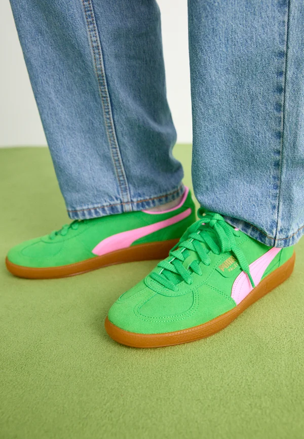 PALERMO UNISEX - Sneaker low - green/pink delight/white