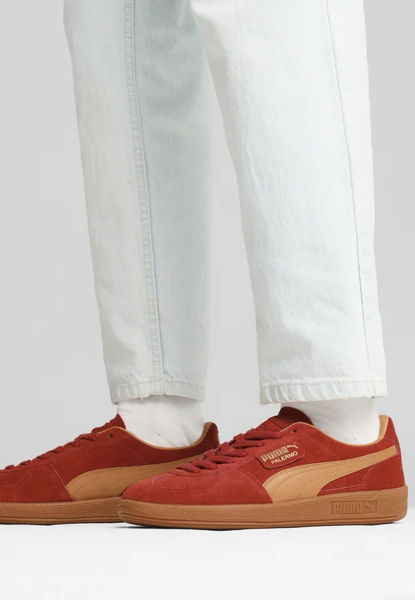 PALERMO UNISEX - Sneaker low - mars red-caramel latte-gum