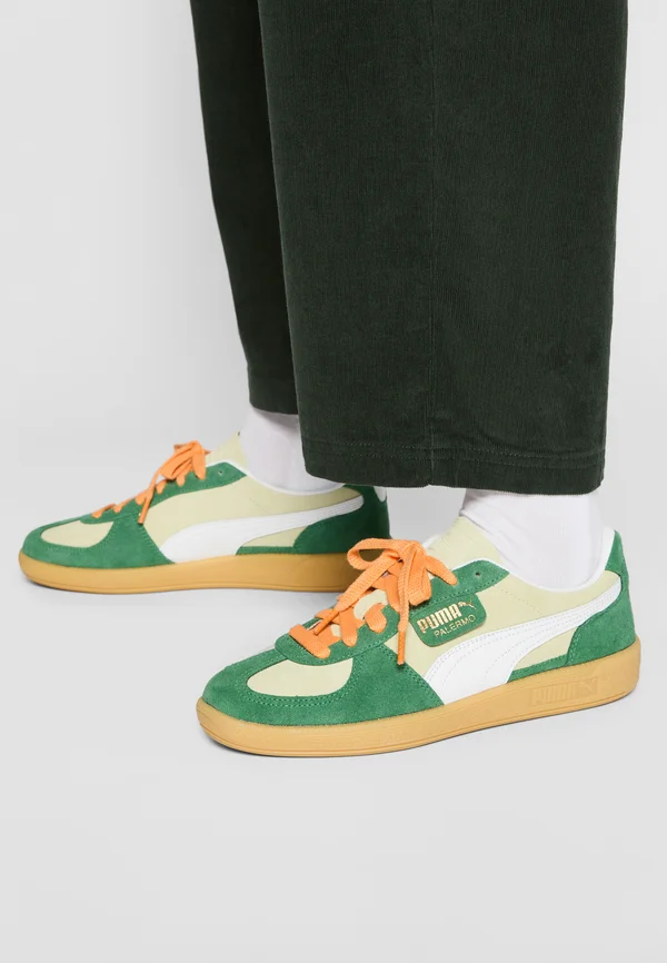 PALERMO UNISEX - Sneaker low - pistachio green/vine/gum