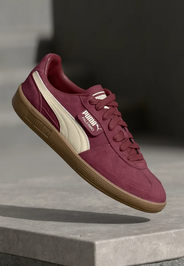 PALERMO UNISEX - Sneaker low - ruby shimmer/alpine snow