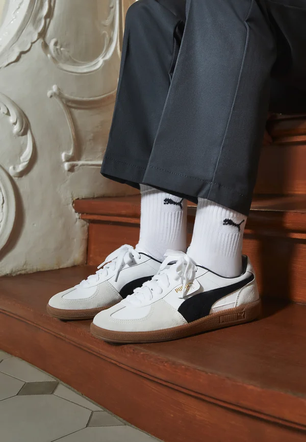 PALERMO UNISEX - Sneaker low - white/vapor gray
