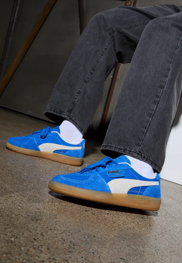 PALERMO VINTAGE UNISEX - Sneaker low - hyperlink blue/frosted ivory