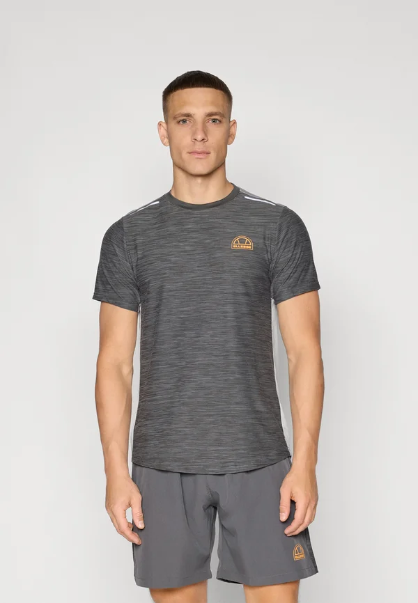 PALESTRANI TEE - Sport T-Shirt - dark grey/light grey